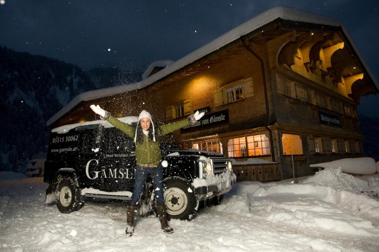 Gaemsle Hotel, Wirtshaus & Mehr Schoppernau Exteriér fotografie