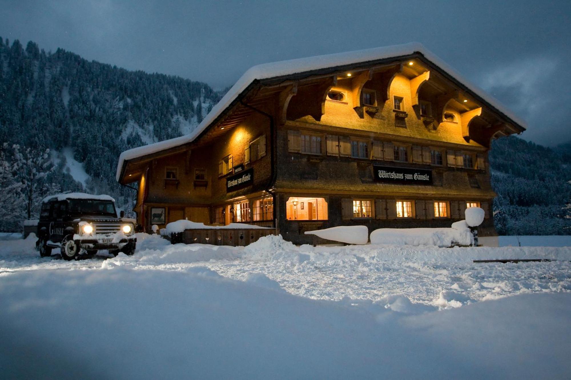 Gaemsle Hotel, Wirtshaus & Mehr Schoppernau Exteriér fotografie